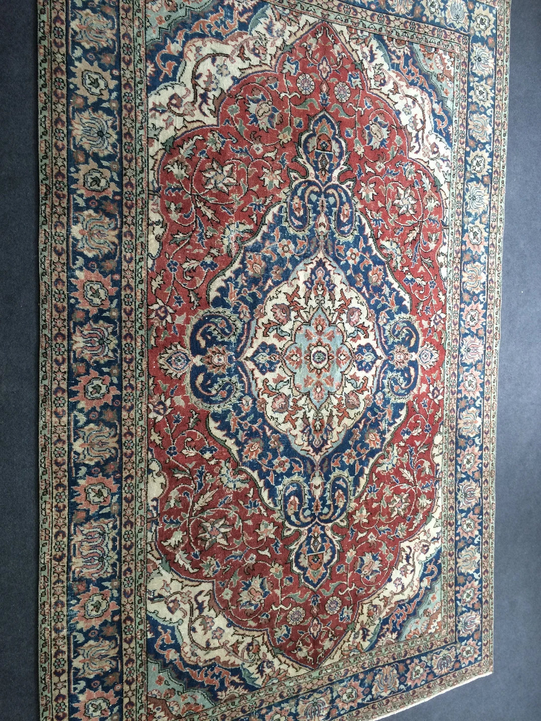 Turkish Runner Rug 6' 7" x 10' Hand-Knotted | No. WR35688