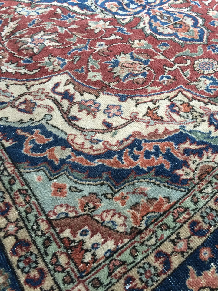 Turkish Runner Rug 6' 7" x 10' Hand-Knotted | No. WR35688