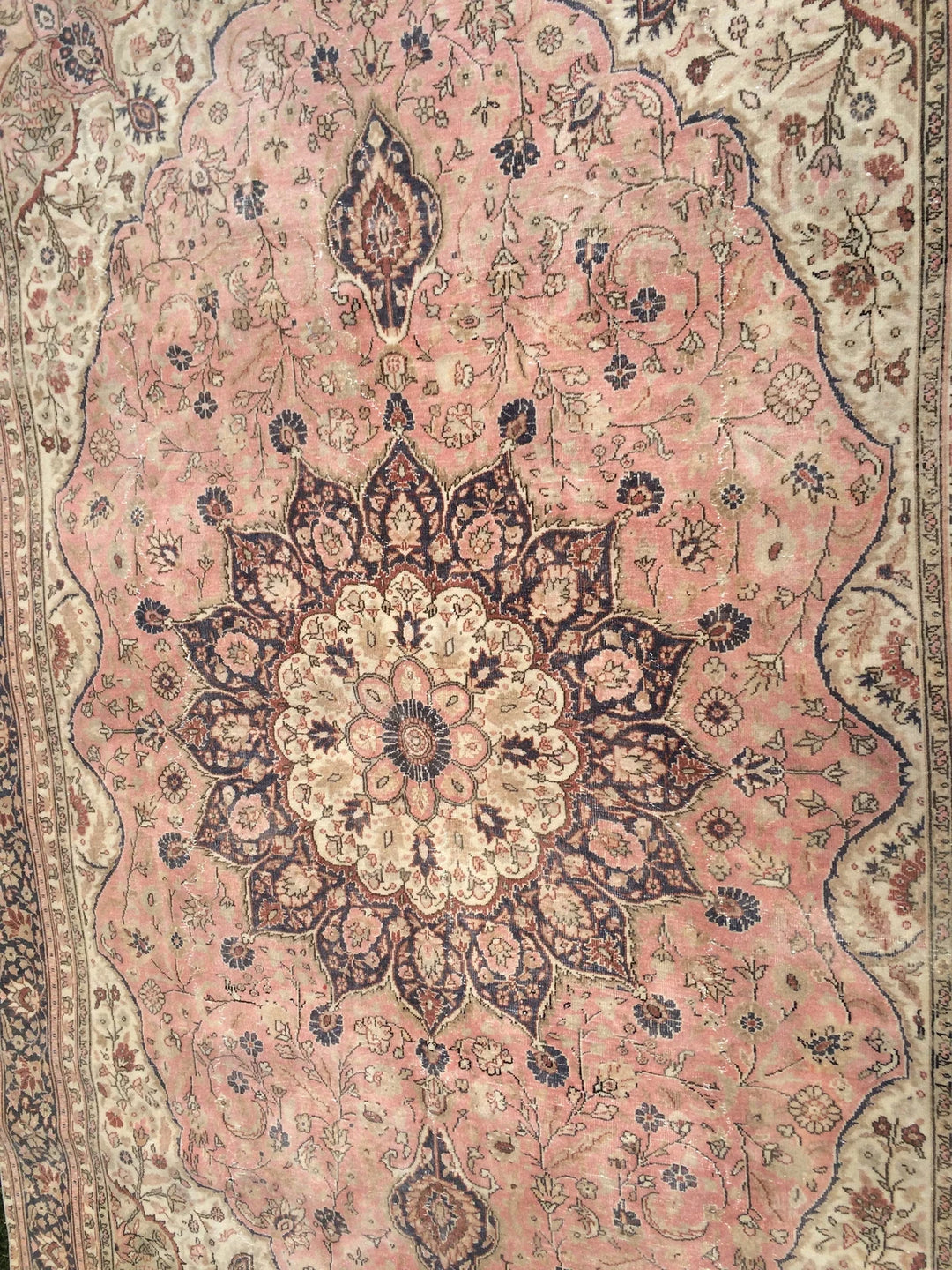 Pink Turkish Runner Rug 6' 6" x 10' Hand-Knotted | No. WR36005