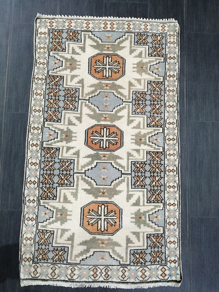 Turkish Runner Rug 2' 7" x 4' 6" Hand-Knotted | No. WR36106