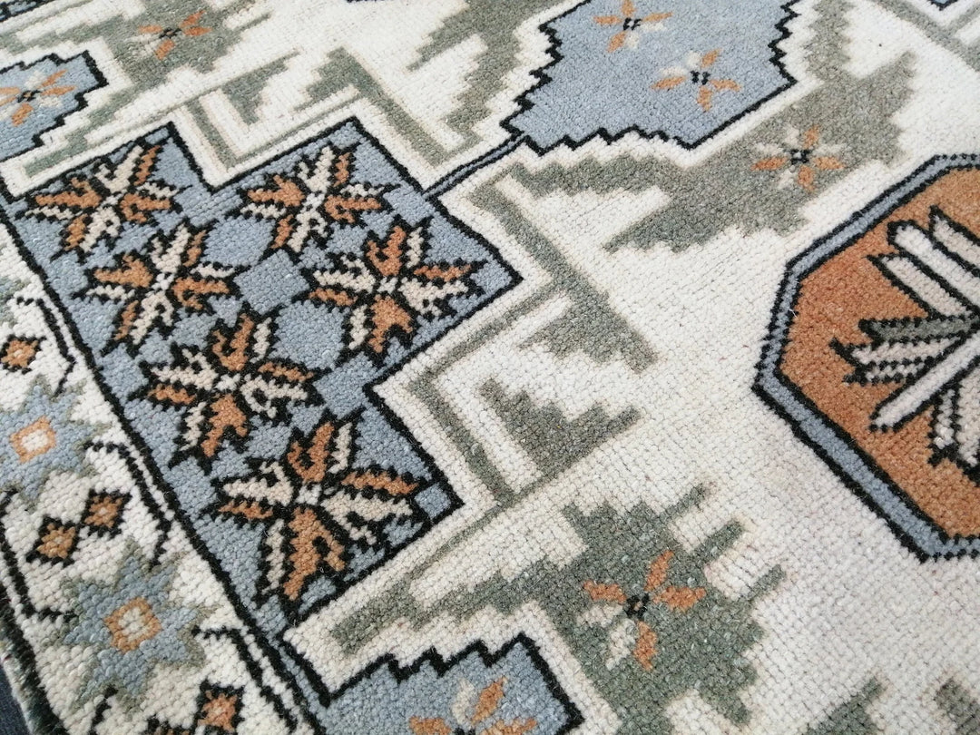 Turkish Runner Rug 2' 7" x 4' 6" Hand-Knotted | No. WR36106