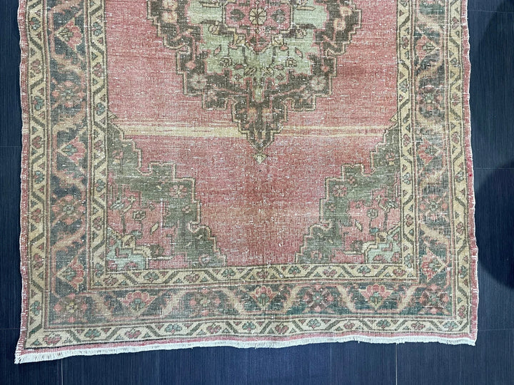 Blue Turkish Oushak Rug 4' 4" x 6' 4" Hand-Knotted | No. WR36802