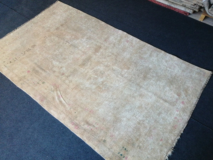 Rust Turkish Runner Rug 4' 4" x 7' 6" Hand-Knotted | No. WR36842