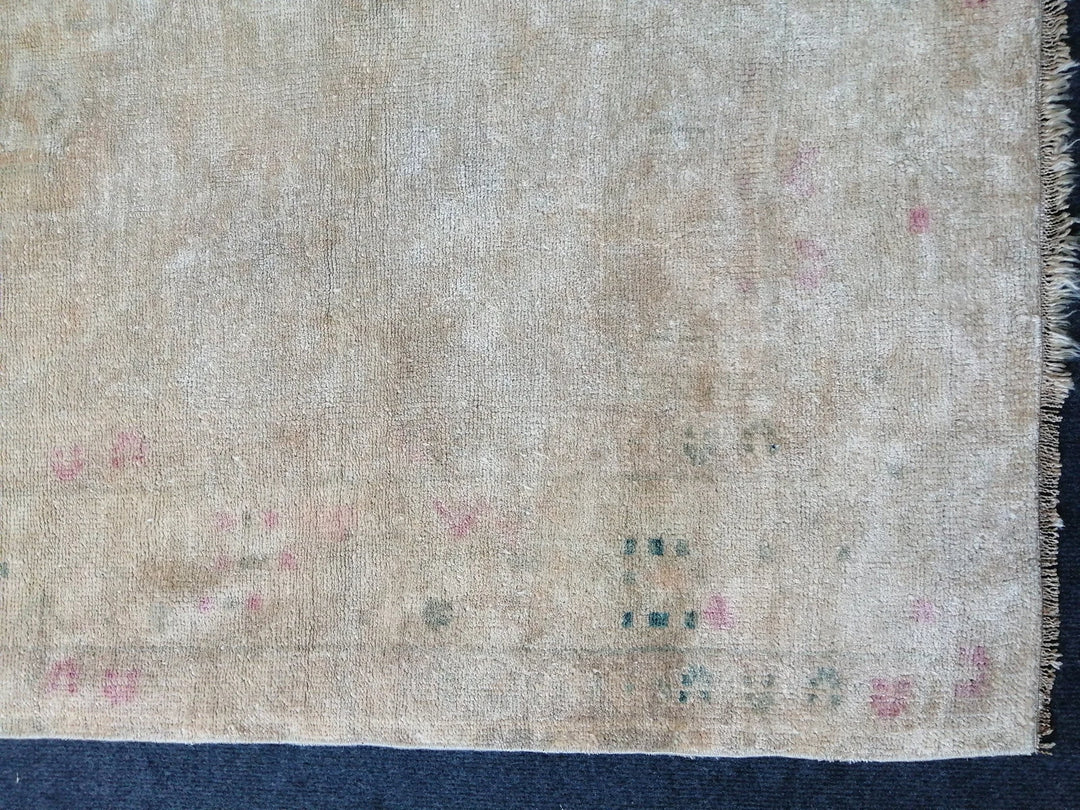Rust Turkish Runner Rug 4' 4" x 7' 6" Hand-Knotted | No. WR36842
