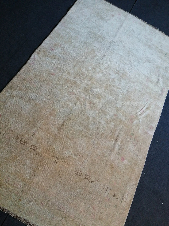 Rust Turkish Runner Rug 4' 4" x 7' 6" Hand-Knotted | No. WR36842