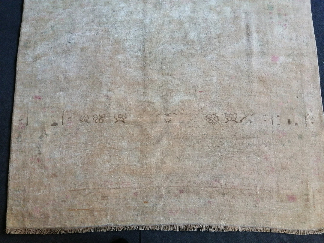 Rust Turkish Runner Rug 4' 4" x 7' 6" Hand-Knotted | No. WR36842