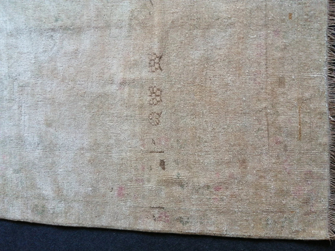 Rust Turkish Runner Rug 4' 4" x 7' 6" Hand-Knotted | No. WR36842