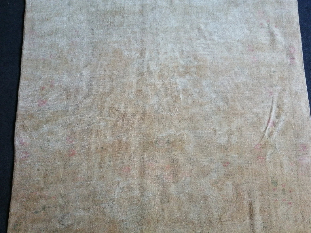 Rust Turkish Runner Rug 4' 4" x 7' 6" Hand-Knotted | No. WR36842