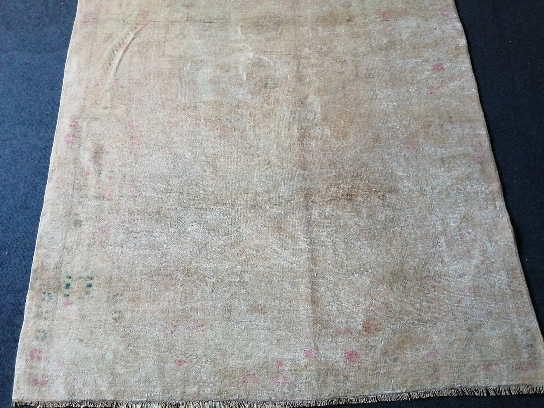 Rust Turkish Runner Rug 4' 4" x 7' 6" Hand-Knotted | No. WR36842