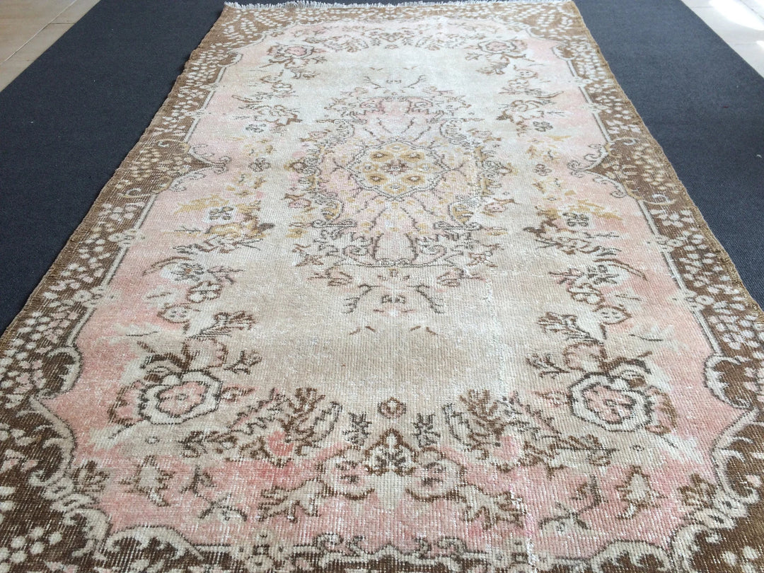 Rust Turkish Runner Rug Hand-Knotted | No. WR37830