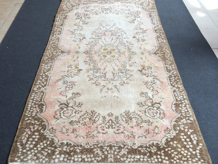 Rust Turkish Runner Rug Hand-Knotted | No. WR37830