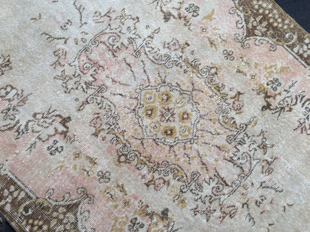 Rust Turkish Runner Rug Hand-Knotted | No. WR37830