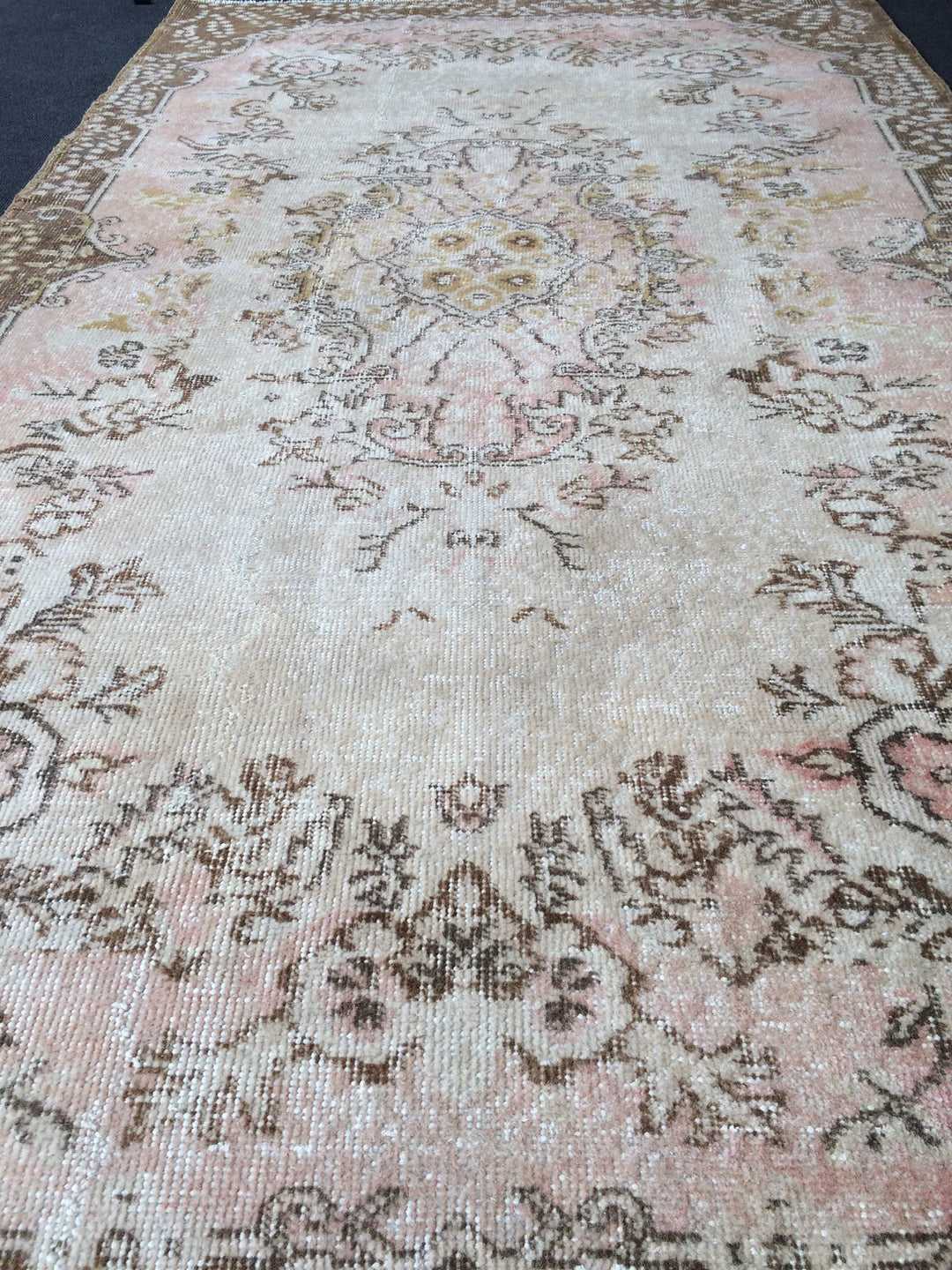 Rust Turkish Runner Rug Hand-Knotted | No. WR37830