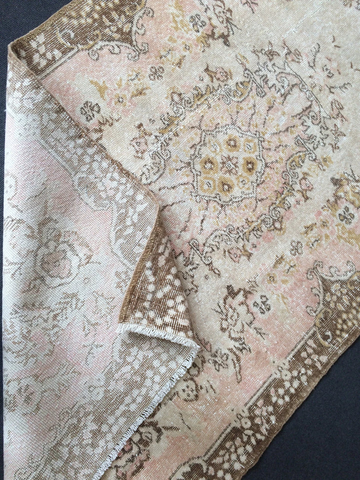 Rust Turkish Runner Rug Hand-Knotted | No. WR37830