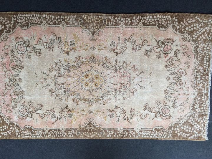 Rust Turkish Runner Rug Hand-Knotted | No. WR37830