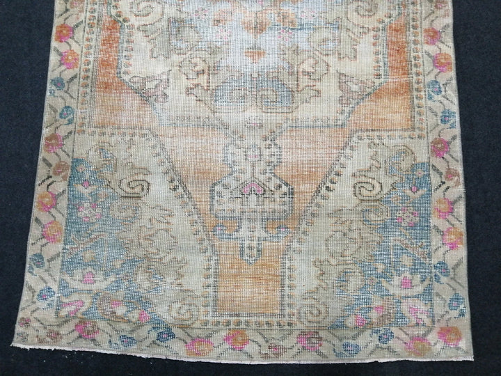 Rust Turkish Runner Rug 4' x 7' Hand-Knotted | No. WR37973