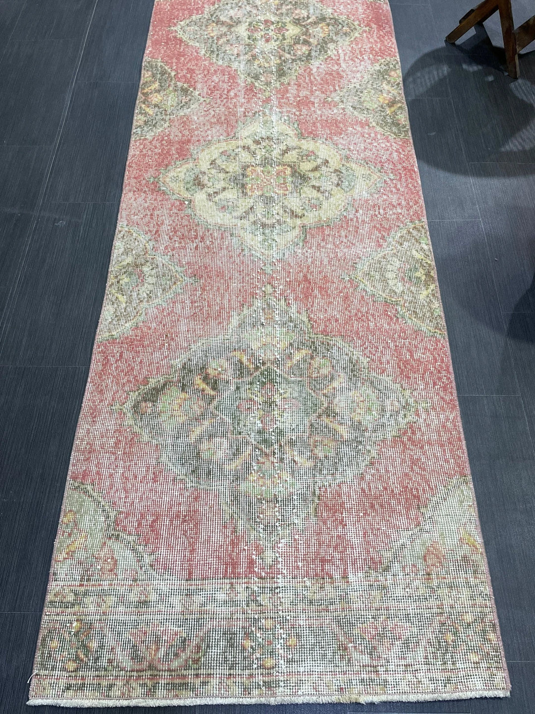 Turkish Runner Rug 2' 8" x 12' 7" Hand-Knotted | No. WR38424