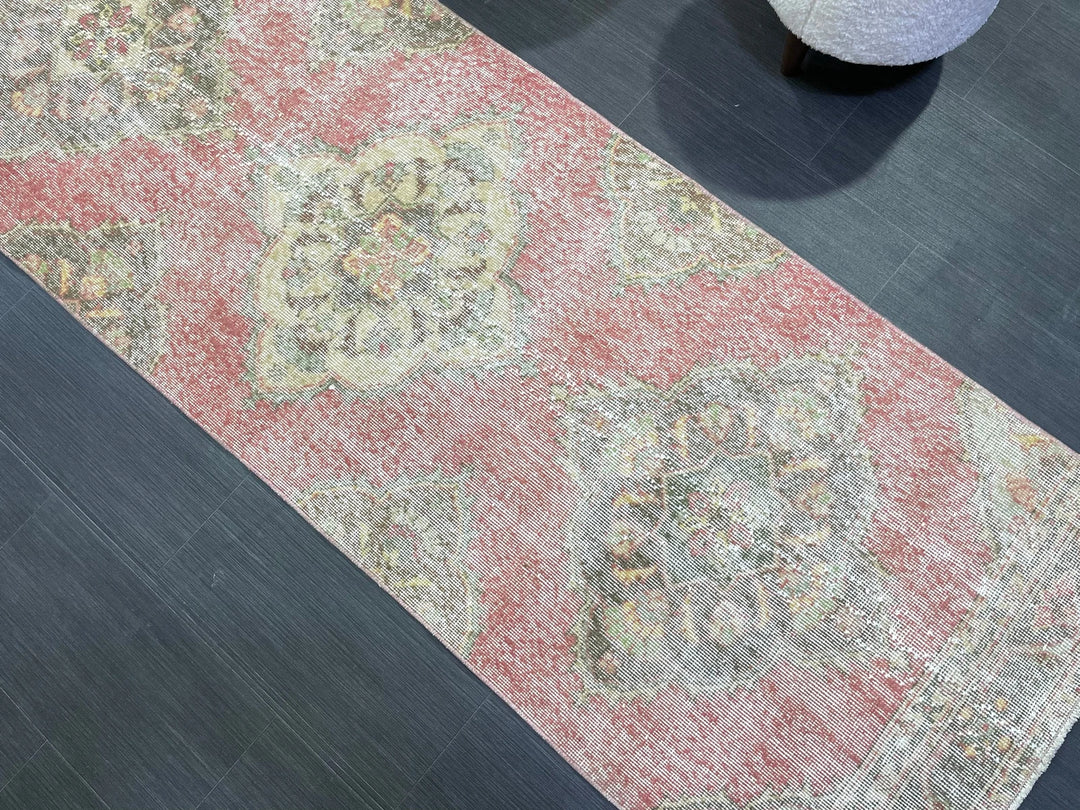 Turkish Runner Rug 2' 8" x 12' 7" Hand-Knotted | No. WR38424