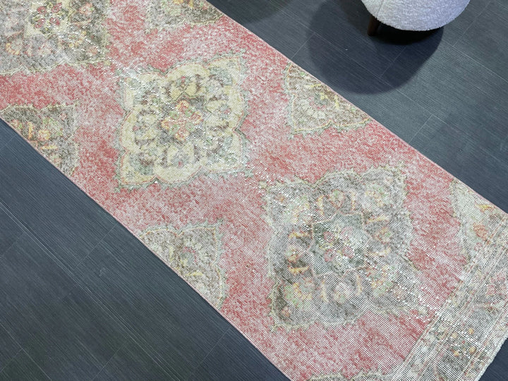 Turkish Runner Rug 2' 8" x 12' 7" Hand-Knotted | No. WR38424
