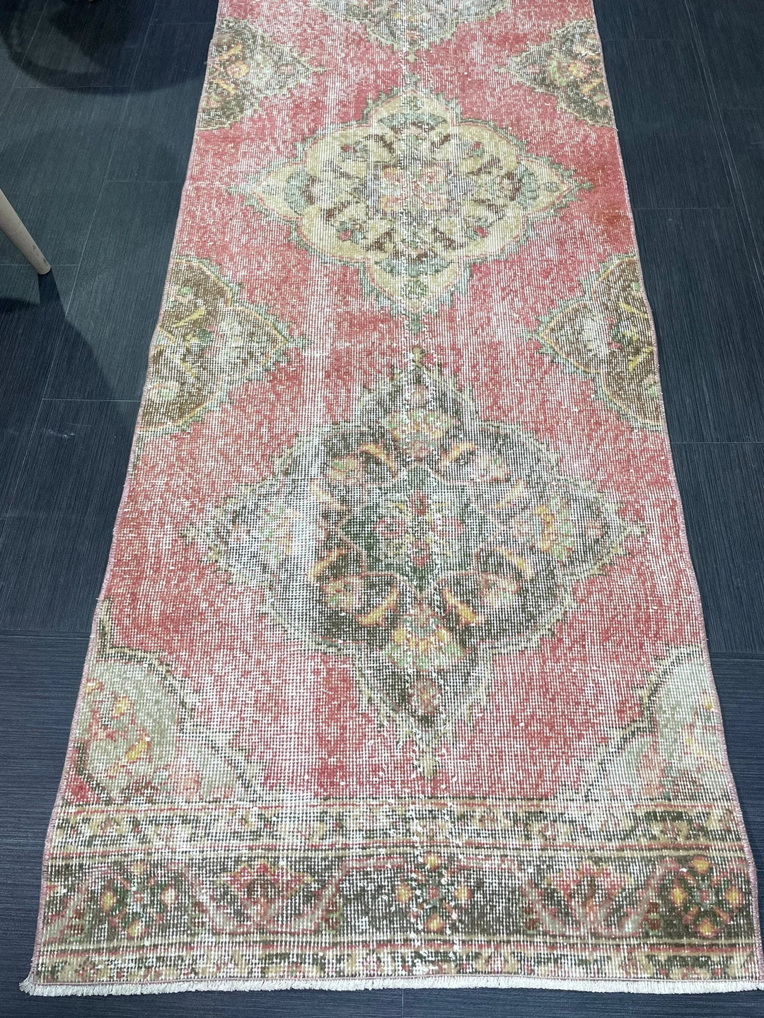 Turkish Runner Rug 2' 8" x 12' 7" Hand-Knotted | No. WR38424