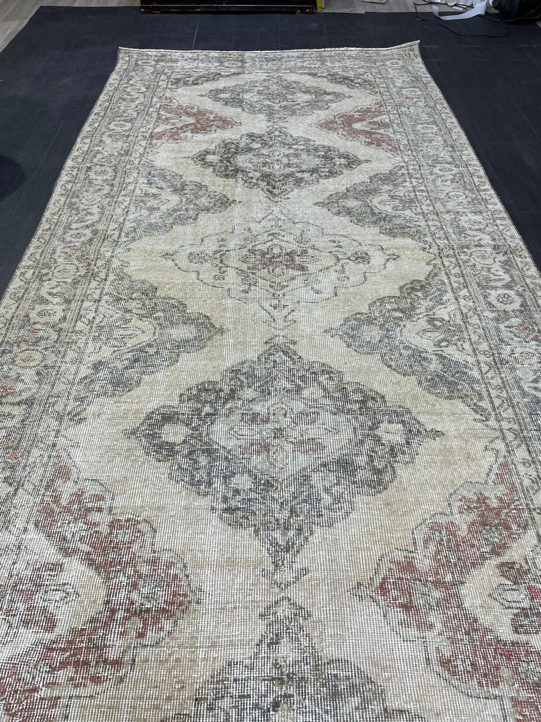 Muted Runner Rug 5' x 11' 9" - No. WR38902