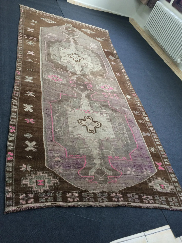 Turkish Runner Rug 5' x 12' Hand-Knotted | No. WR39407
