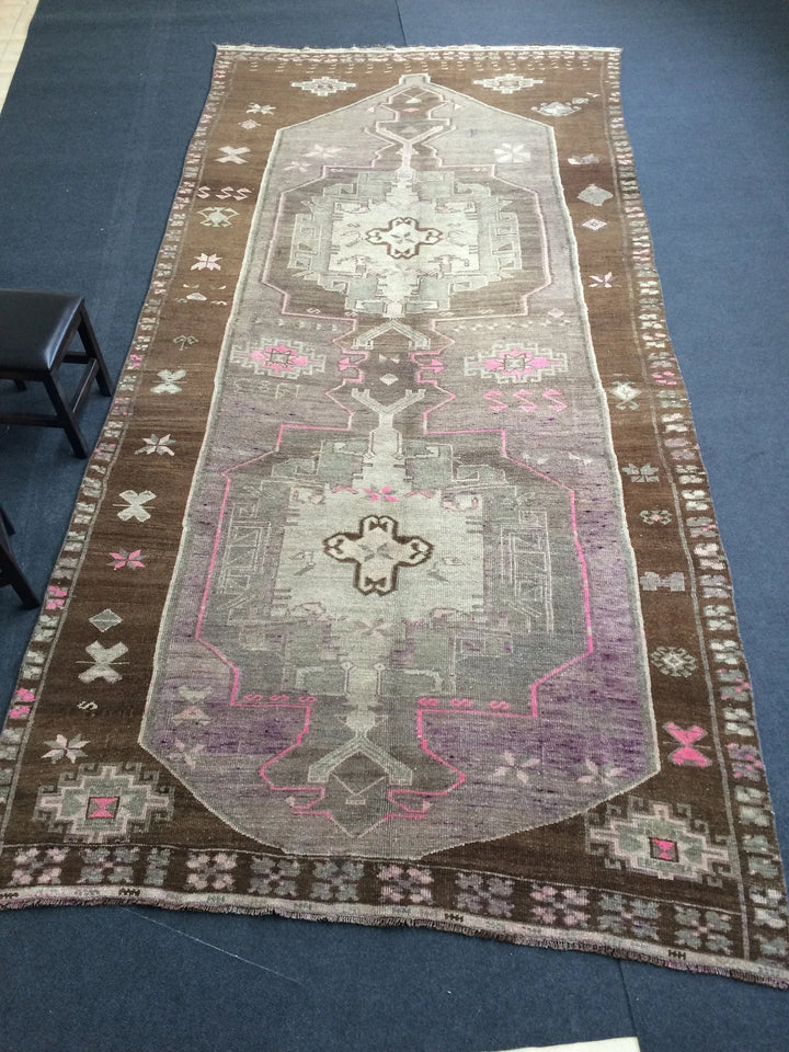 Turkish Runner Rug 5' x 12' Hand-Knotted | No. WR39407