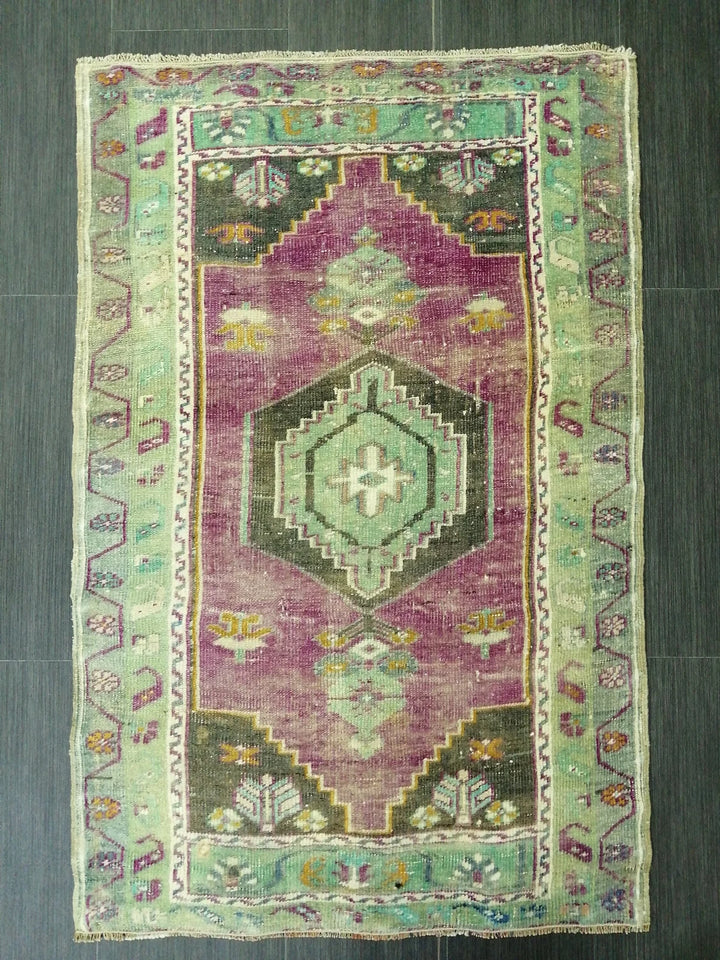 Rust Turkish Runner Rug 2' 6" x 3' 11" Hand-Knotted | No. WR39622