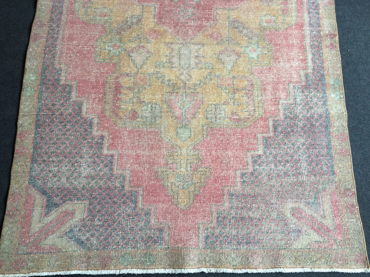 Turkish Oushak Rug 2'6" x 10' Hand-Knotted | No. WR40104