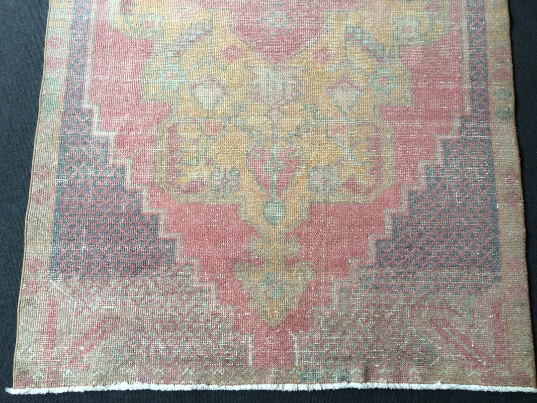 Turkish Oushak Rug 2'6" x 10' Hand-Knotted | No. WR40104