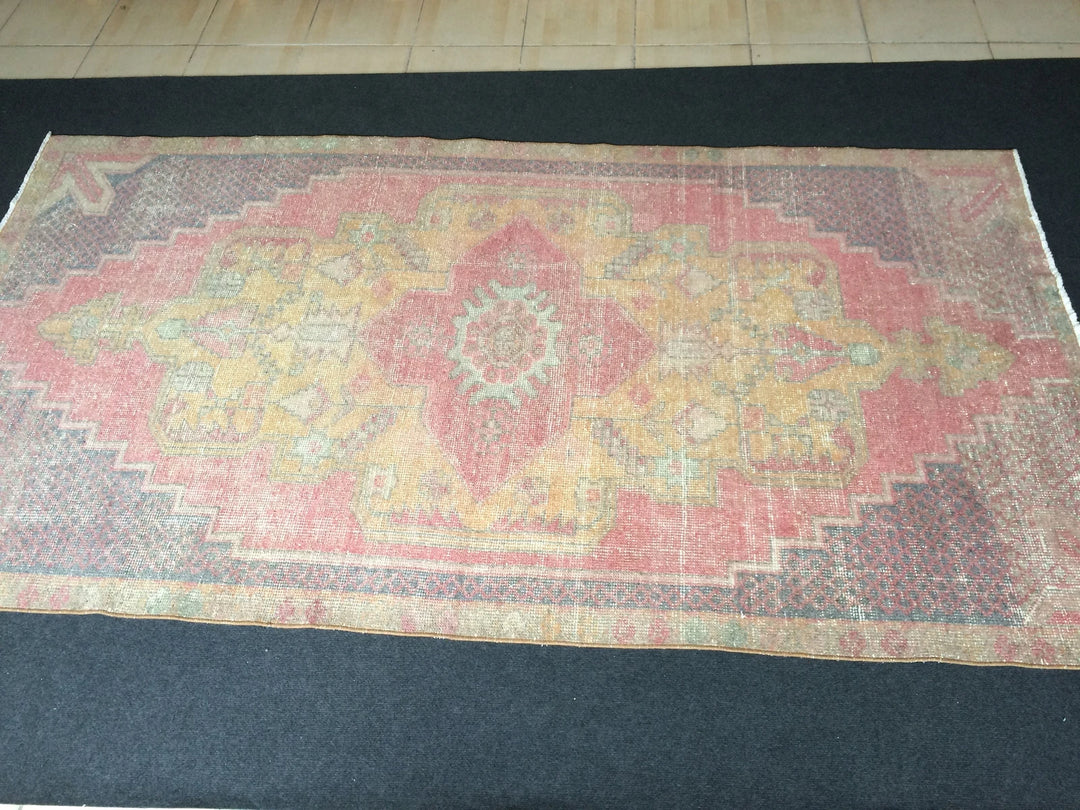 Turkish Oushak Rug 2'6" x 10' Hand-Knotted | No. WR40104