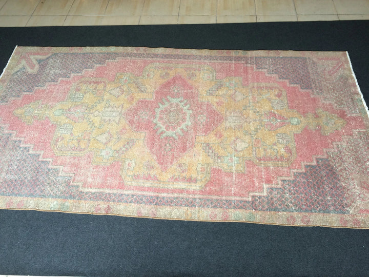 Turkish Oushak Rug 2'6" x 10' Hand-Knotted | No. WR40104