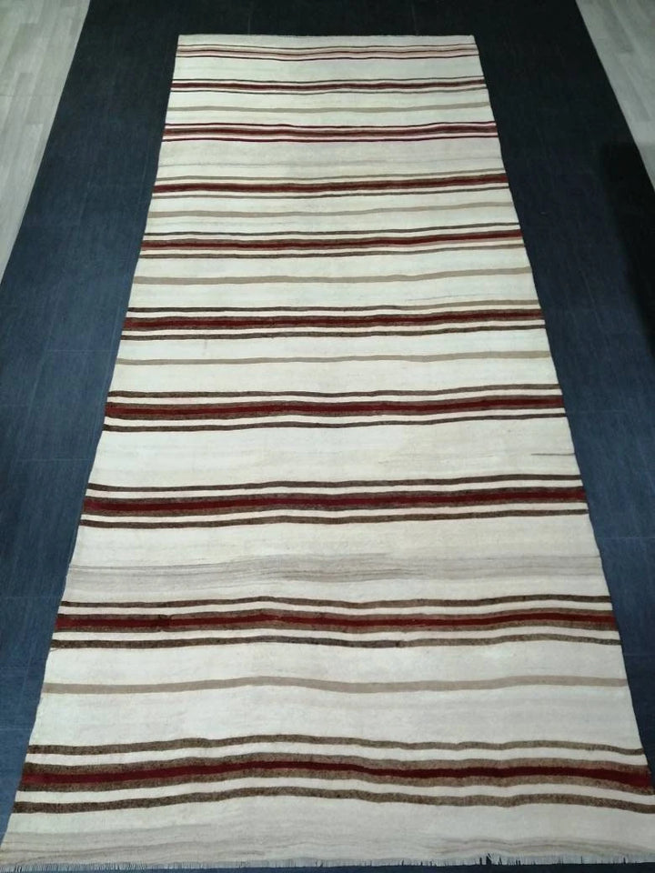 Rust Turkish Runner Rug 5' 5" x 13' 1" Hand-Knotted | No. WR40265