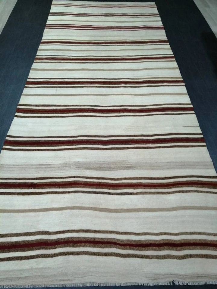 Rust Turkish Runner Rug 5' 5" x 13' 1" Hand-Knotted | No. WR40265