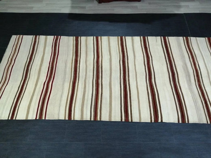 Rust Turkish Runner Rug 5' 5" x 13' 1" Hand-Knotted | No. WR40265