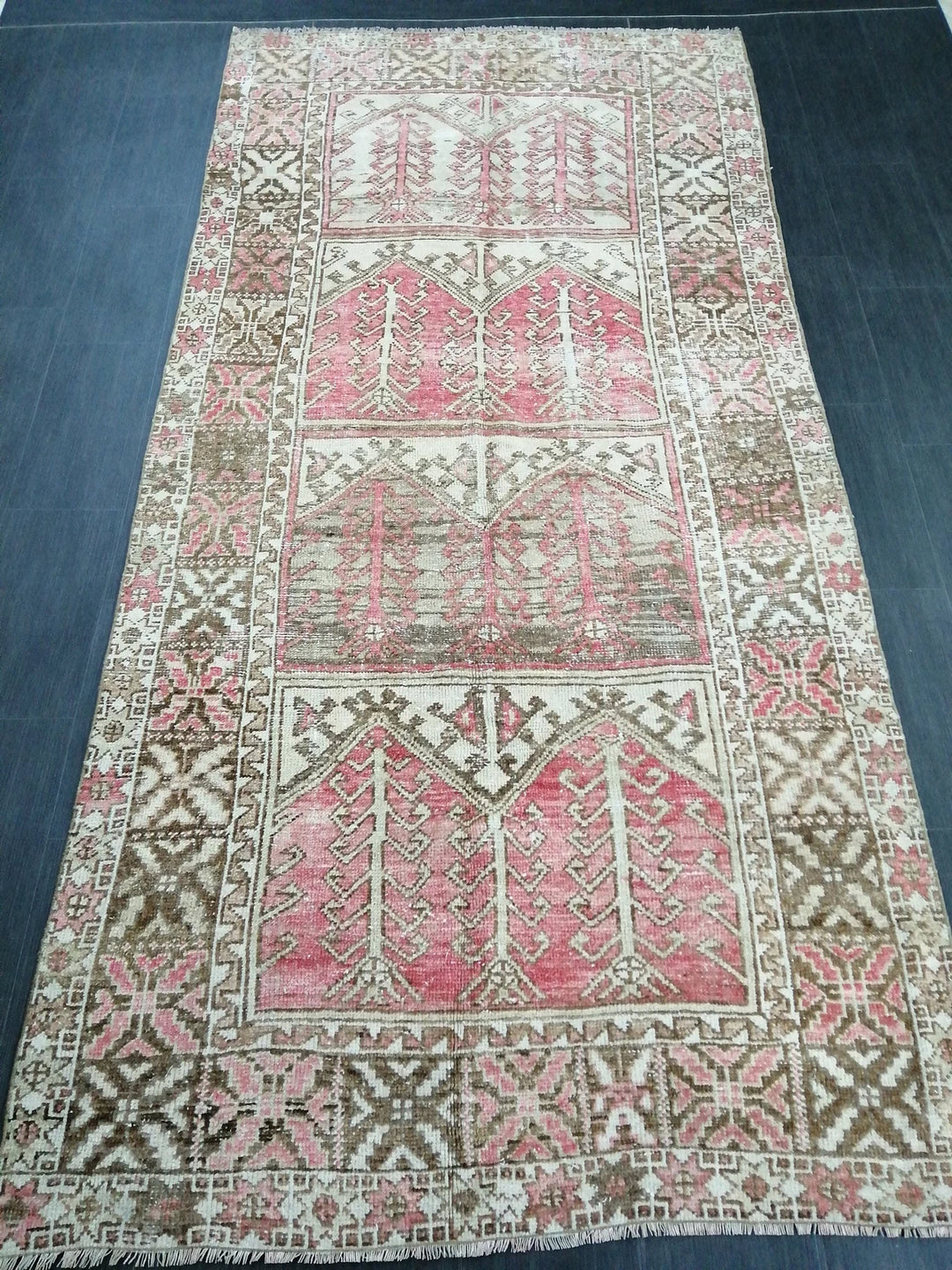 Turkish Runner Rug 5' x 10' 3" Hand-Knotted | No. WR40311