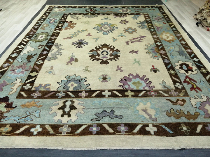 Muted Runner Rug 9' 5" x 11' 10" - No. WR40608