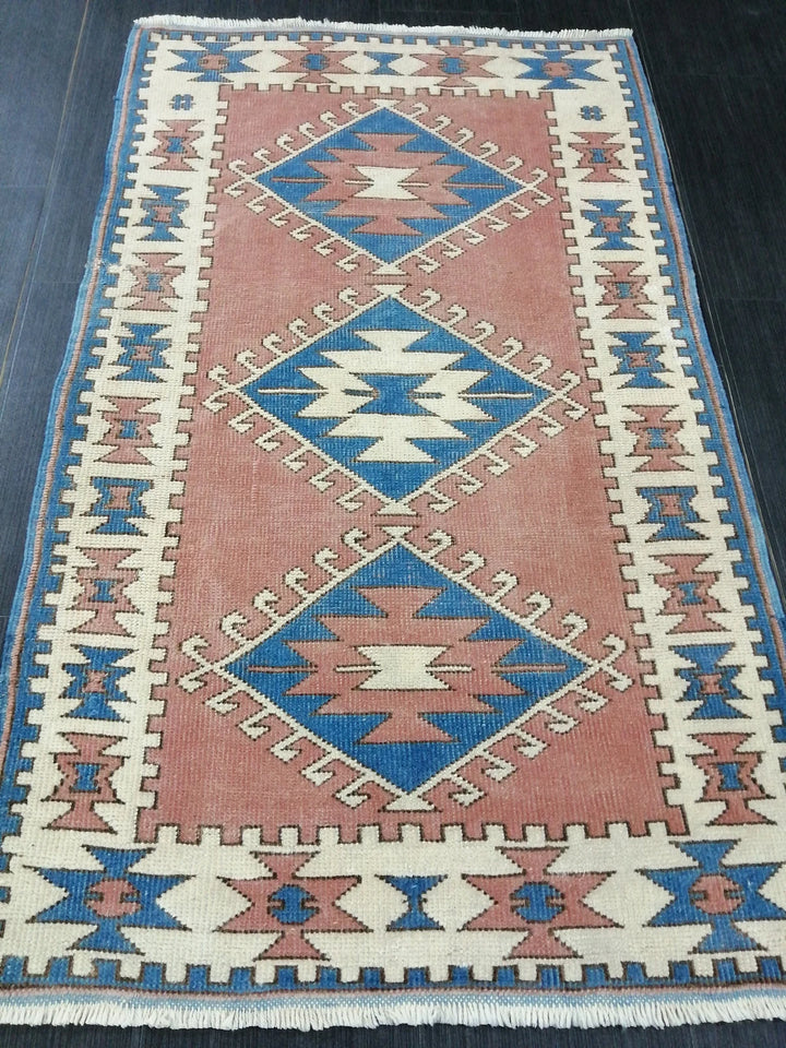 Turkish Runner Rug 2' 11" x 4' 9" Hand-Knotted | No. WR41069