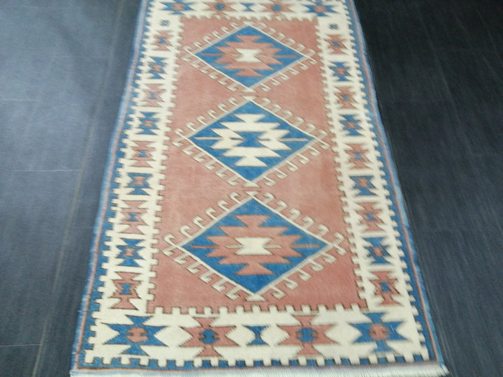 Turkish Runner Rug 2' 11" x 4' 9" Hand-Knotted | No. WR41069