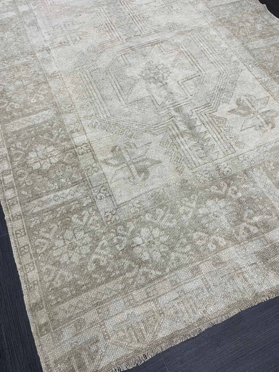 Rust Turkish Runner Rug 4' 6" x 10' 9" Hand-Knotted | No. WR42014
