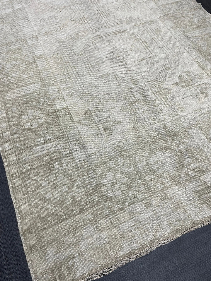 Rust Turkish Runner Rug 4' 6" x 10' 9" Hand-Knotted | No. WR42014