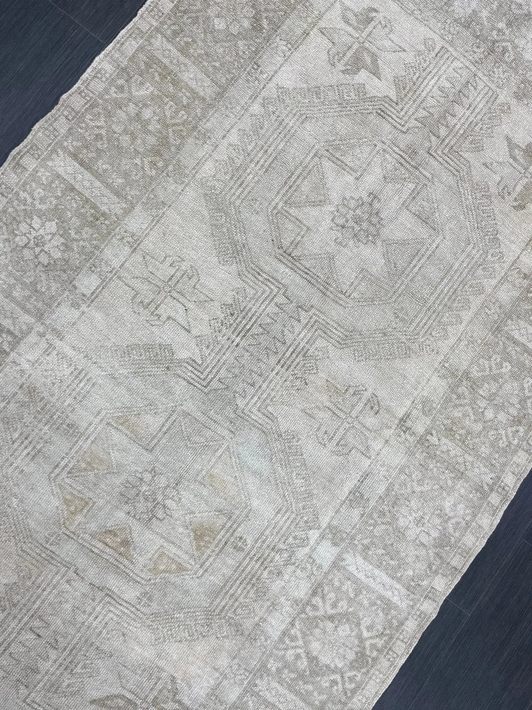 Rust Turkish Runner Rug 4' 6" x 10' 9" Hand-Knotted | No. WR42014