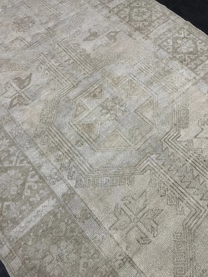 Rust Turkish Runner Rug 4' 6" x 10' 9" Hand-Knotted | No. WR42014