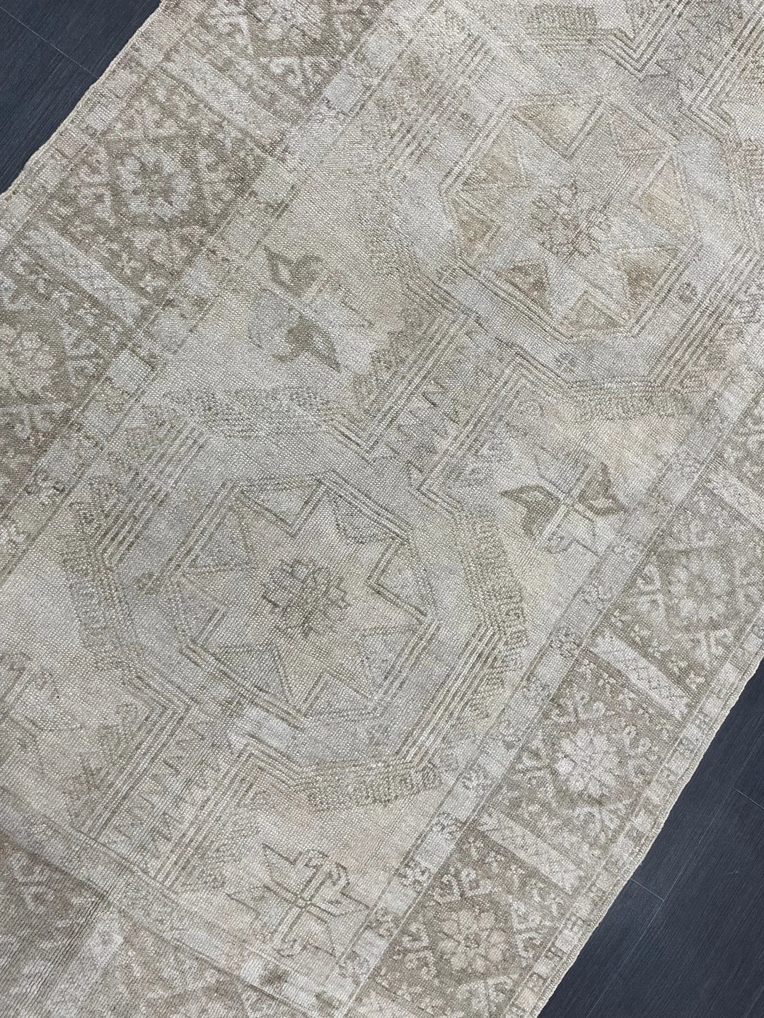 Rust Turkish Runner Rug 4' 6" x 10' 9" Hand-Knotted | No. WR42014
