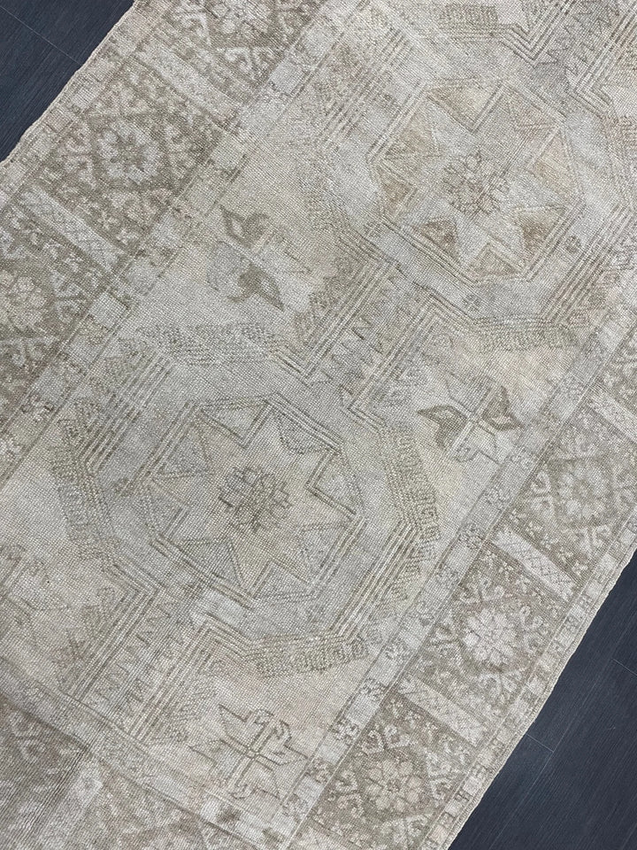 Rust Turkish Runner Rug 4' 6" x 10' 9" Hand-Knotted | No. WR42014