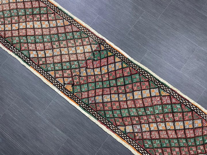 Turkish Runner Rug 1' 10" x 8' 1" Hand-Knotted | No. WR42825