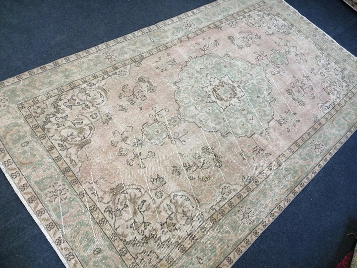 Rust Turkish Runner Rug 5' x 8' 11" Hand-Knotted | No. WR45218
