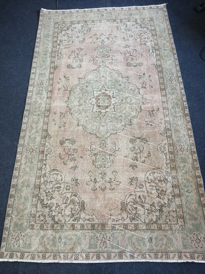 Rust Turkish Runner Rug 5' x 8' 11" Hand-Knotted | No. WR45218