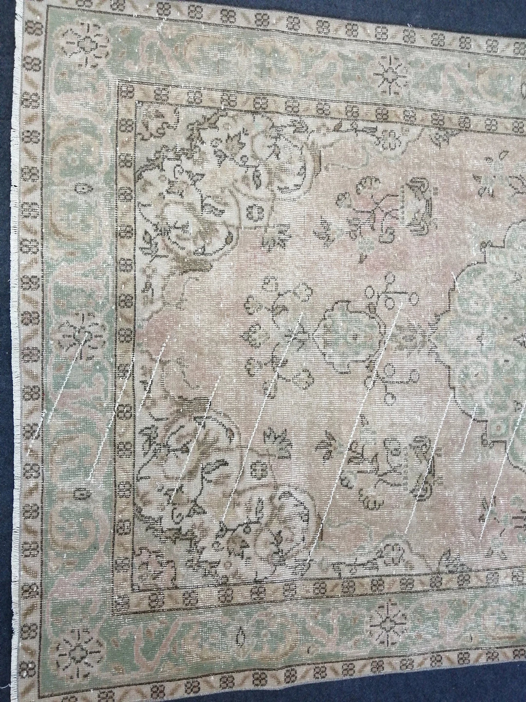 Rust Turkish Runner Rug 5' x 8' 11" Hand-Knotted | No. WR45218