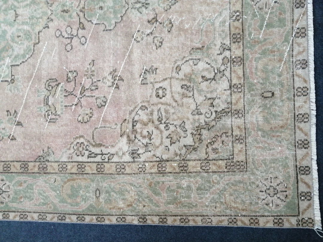 Rust Turkish Runner Rug 5' x 8' 11" Hand-Knotted | No. WR45218